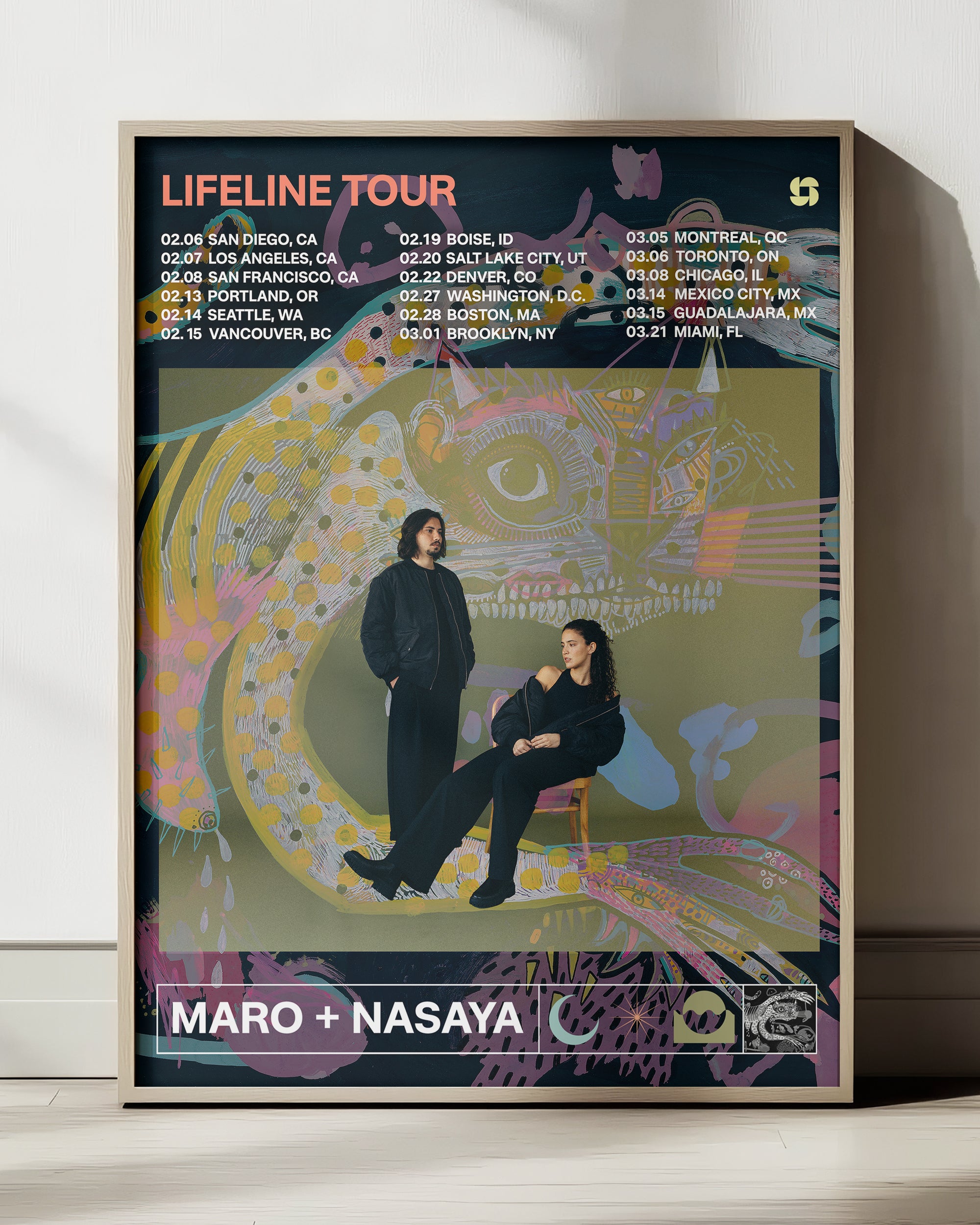 Signed LIFELINE Tour Poster